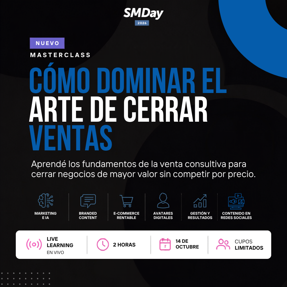 Masterclass | Todos somos vendedores: cómo dominar el arte de cerrar ventas